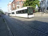 Bremen sporvognslinje 3 med lavgulvsledvogn 3069 ved Ulrichsplatz (2021)