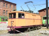 Hannover arbejdsvogn 801 på opstillingssporet ved Hannoversches Straßenbahn-Museum (2022)