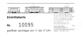 Indgangsbillet til Hannoversches Straßenbahn-Museum (HSM) (2006)