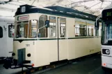Jena museumsvogn 101 inde i remisen Dornburger Straße (2003)