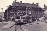 Postkort: Lille sporvognslinje R med motorvogn 518 ved Roubaix (1981)