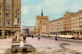 Postkort: Rostock på Lange Str. (1980)