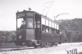 Postkort: Sóller sporvognslinje med motorvogn 3 nær Sóller (1913)