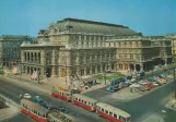 Postkort: Wien udenfor Wiener Staatsoper (1963)