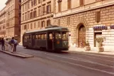 Rom sporvognslinje 14 med motorvogn 8033 ved Termini Farini (1981)