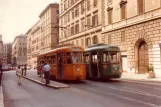 Rom sporvognslinje 14 med motorvogn 8035 ved Termini Farini (1981)