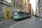 Rom sporvognslinje 5 med ledvogn 7067 på Via Daniele Manin (2016)