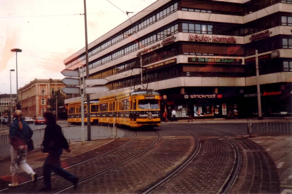 Hannover lejlighedslinje 18 på Thielenplatz (1986)
