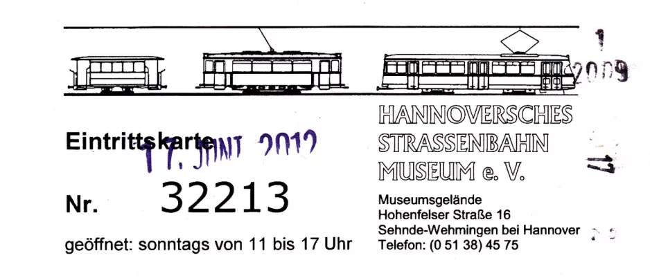 Indgangsbillet: Hannover  (2012)