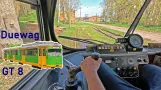 Jeg kører en 55 år gammel sporvogn | Duewag GT 8 | Kørertur i sporvognsmuseet