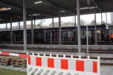 Aarhus lavgulvsledvogn 1104-1204 inde i depotremisen Trafik- og Servicecenter (2017)