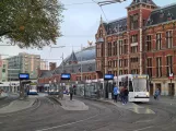 Amsterdam sporvognslinje 2 ved Centraal Station (2021)
