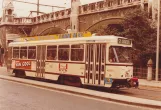 Arkivfoto: Antwerpen sporvognslinje 2 med motorvogn 2133 på Pelikaanstraat (1978)