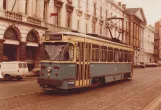 Arkivfoto: Gent sporvognslinje 1 med motorvogn 01 på Graaf van Vlaanderenplein (1978)