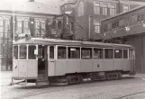 Arkivfoto: Gøteborg motorvogn 209 foran Stampen (1928)