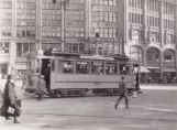 Arkivfoto: Hamborg sporvognslinje 7 med motorvogn 2041 på Rathausmarkt (1928)