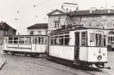 Arkivfoto: Mühlhausen Unterstadtlinie med motorvogn 82 ved Bahnhof (1967)