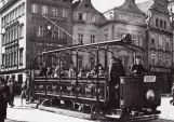 Arkivfoto: Prag åben motorvogn 500 på Staroměstské náměstí (1940)