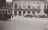Arkivfoto: Prag sporvognslinje 9  foran Prašná brána (1939)