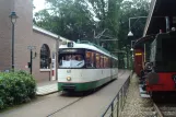 Arnhem museumslinje Tram med ledvogn 631 ved Dorp Remise (2014)