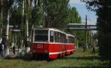 Awdijiwka sporvognslinje 1 med motorvogn 051 ved Wuł. Nekrasowa (2012)