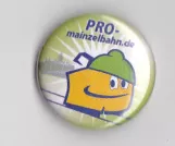 Badge: PRO-mainzeldahn.de. Lille størrelse. (2010)