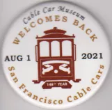 Badge: San Francisco i Cable Car Museum (2021)