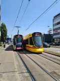 Basel sporvognslinje 11 ved Dreispitz set mod syd (2022)