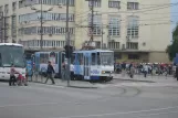 Beograd sporvognslinje 3 med ledvogn 350 ved Savski Trg (2008)