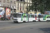 Beograd sporvognslinje 7 med ledvogn 226 på Karađorđeva (2008)