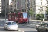 Beograd sporvognslinje 7 med ledvogn 292 på Nemanjina (2008)