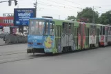 Beograd sporvognslinje 7 med ledvogn 318 på Karađorđeva (2008)