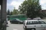 Beograd sporvognslinje 9 med bivogn 1343 på Resavska (2008)