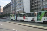 Beograd sporvognslinje 9 med ledvogn 226 på Nemanjina (2008)