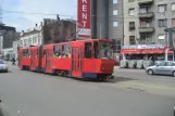 Beograd sporvognslinje 9 med ledvogn 363 nær Ekonomski Fakultet (2008)