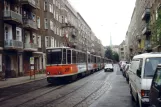 Berlin hurtiglinje M8 med ledvogn 291 269-2 ved Wöhlertsstraße (1993)