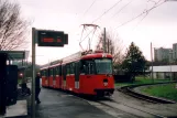 Bern sporvognslinje 3 med ledvogn 718 ved Saali (2006)
