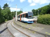 Bielefeld sporvognslinje 1 med ledvogn 588 ved Senne (2022)