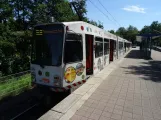 Bielefeld sporvognslinje 3 med ledvogn 556 ved Stieghorst (2020)