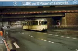 Bochum sporvognslinje 306 med ledvogn 263 nær Hauptbahnhof (1988)