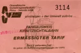 Børnebillet til Regionalverkehr Sächsische Schweiz-Osterzgebirge (RVSOE) (1996)