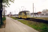 Brandenburg an der Havel motorvogn 106 på opstillingssporet ved Hauptbahnhof (1991)