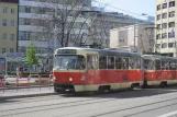 Bratislava sporvognslinje 1 med motorvogn 7763 på Špitálska (2008)