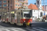 Bratislava sporvognslinje 11 med motorvogn 7929 på Centrum (2008)