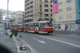 Bratislava sporvognslinje 4 med motorvogn 7813 på Štúrova (2008)