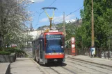 Bratislava sporvognslinje 8 med ledvogn 7106 ved Pod stanicou (2008)