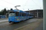 Braunschweig ledvogn 7757 foran remisen Helmstedter Straße (2008)
