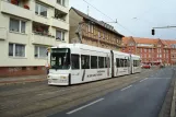 Braunschweig sporvognslinje 2 med lavgulvsledvogn 9560 ved Marienstift (2008)