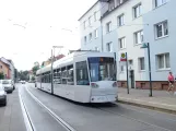 Braunschweig sporvognslinje 3 med lavgulvsledvogn 0752 ved Gliesmaroder Straße (2020)