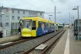 Braunschweig sporvognslinje 4 med lavgulvsledvogn 0751 ved Verkehrs-Gmbh (2012)